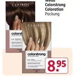 Rossmann Clairol colorstrong coloration Angebot