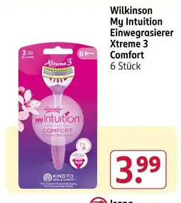 Rossmann Wilkinson my intuition einwegrasierer xtreme 3 comfort Angebot