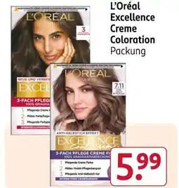 Rossmann L'oréal excellence creme coloration Angebot