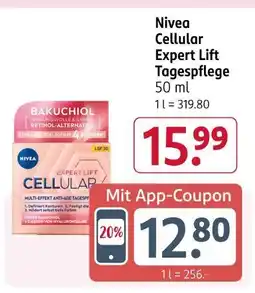 Rossmann Nivea cellular expert lift tagespflege Angebot