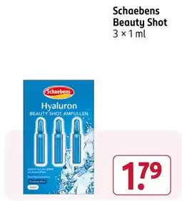 Rossmann Schaebens beauty shot Angebot