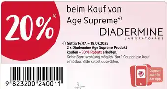 Rossmann Diadermine age supreme Angebot