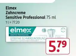 Rossmann Elmex zahncreme sensitive professional Angebot