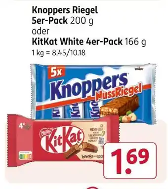 Rossmann Knoppers riegel Angebot