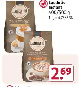 Rossmann Laudatio instant latte macchiato classic Angebot