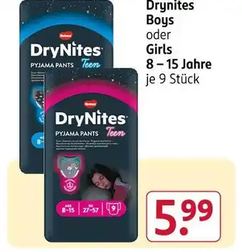 Rossmann Drynites pyjama pants teen Angebot