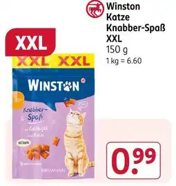 Rossmann Winston katze knabber-spaß xxl Angebot