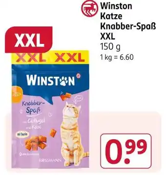 Rossmann Winston katze knabber-spaß xxl Angebot