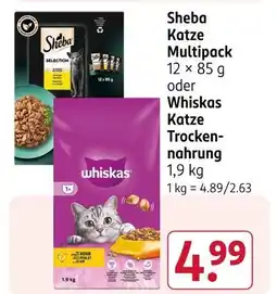 Rossmann Sheba katze multipack Angebot