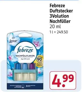 Rossmann Lenor febreze duftstecker 3volution nachfüller Angebot