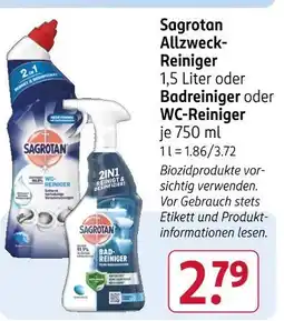 Rossmann Sagrotan allzweck-reiniger Angebot