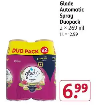 Rossmann Glade automatic spray duopack Angebot