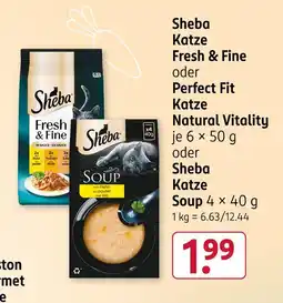 Rossmann Sheba katze fresh & fine Angebot