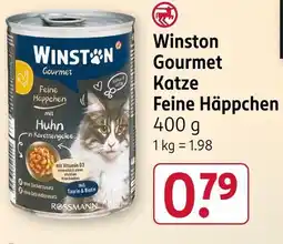 Rossmann Winston gourmet katze feine häppchen Angebot