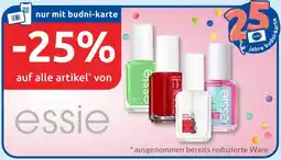Budni Essie -25% rabatt Angebot