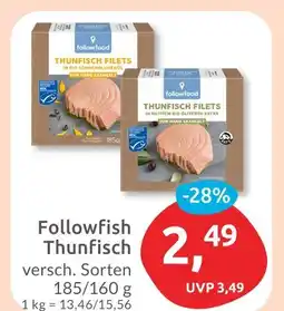 Budni Followfood thunfisch filets Angebot