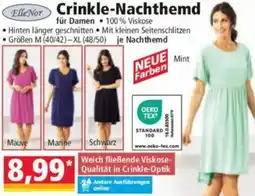 Norma ElleNor Crinkle-Nachthemd Angebot