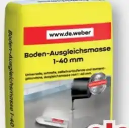 B1 Discount Baumarkt Saint-Gobain Weber Boden-Ausgleichsmasse Angebot