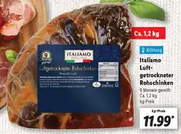 Lidl Italiamo Luftgetrockneter Rohschinken Angebot