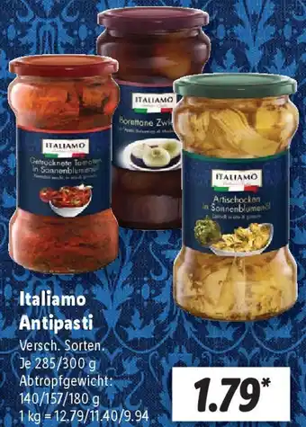 Lidl Italiamo Antipasti Angebot
