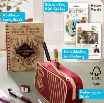 Aldi Süd Harry Potter Schreibwaren Angebot