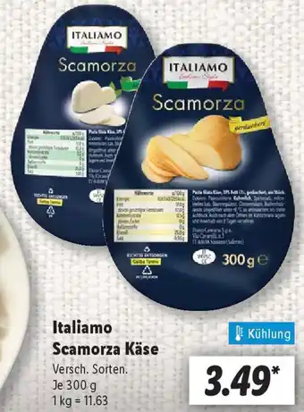 Lidl Italiamo Scamorza Käse Angebot