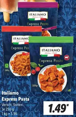 Lidl Italiamo Express Pasta Angebot