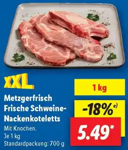 Lidl Metzgerfrisch Frische Schweine Nackenkoteletts Angebot