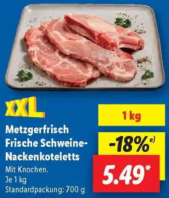Lidl Metzgerfrisch Frische Schweine Nackenkoteletts Angebot
