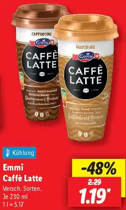Lidl Emmi Caffè Latte Angebot