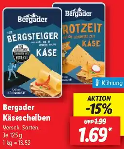Lidl Bergader Käsescheiben Angebot