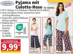 Norma ElleNor Pyjama mit Culotte-Hose Angebot