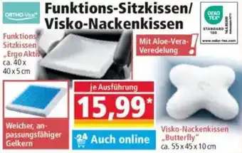 Norma ORTHO-Vital Funktions-Sitzkissen/ Visko-Nackenkissen Angebot