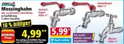 Norma Powertec Garden Messinghahn Angebot