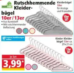 Norma TOPTEX Rutschhemmende Kleiderbügel Angebot