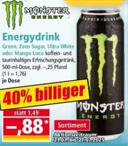 Norma MONSTER Energydrink Angebot