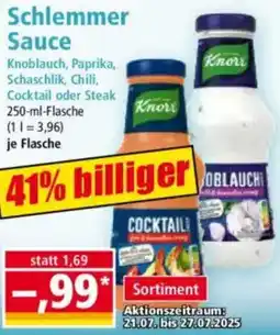 Norma Knorr Schlemmer Sauce Angebot