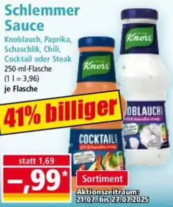 Norma Knorr Schlemmer Sauce Angebot