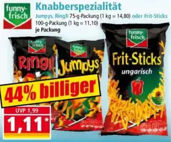 Norma funny-frisch Knabberspezialität Angebot
