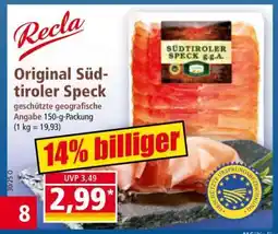 Norma Original Südtiroler Speck Angebot