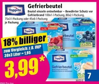 Norma Gefrierbeutel Angebot