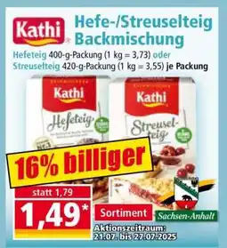 Norma Hefe-/Streuselteig Backmischung Angebot