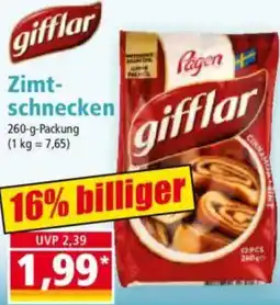 Norma Gifflar Zimtschnecken Angebot