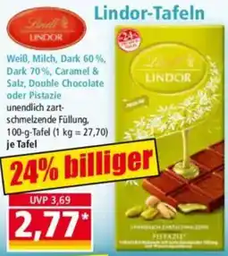 Norma Lindt Lindor-Tafeln Angebot