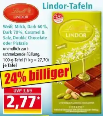 Norma Lindt Lindor-Tafeln Angebot