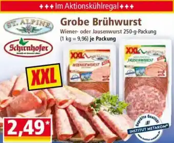 Norma ST. ALPINE Grobe Brühwurst Angebot