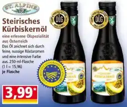 Norma ST. ALPINE Steirisches Kürbiskernöl Angebot