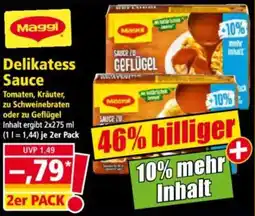 Norma Maggi Delikatess Sauce Angebot