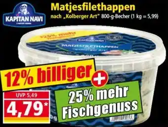 Norma KAPITAN NAVI Matjesfilethappen Angebot