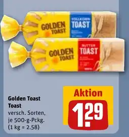REWE Golden Toast Toast Angebot